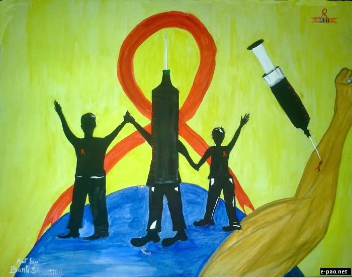 700x553 World Aids Day Painting Picture - Aids Painting