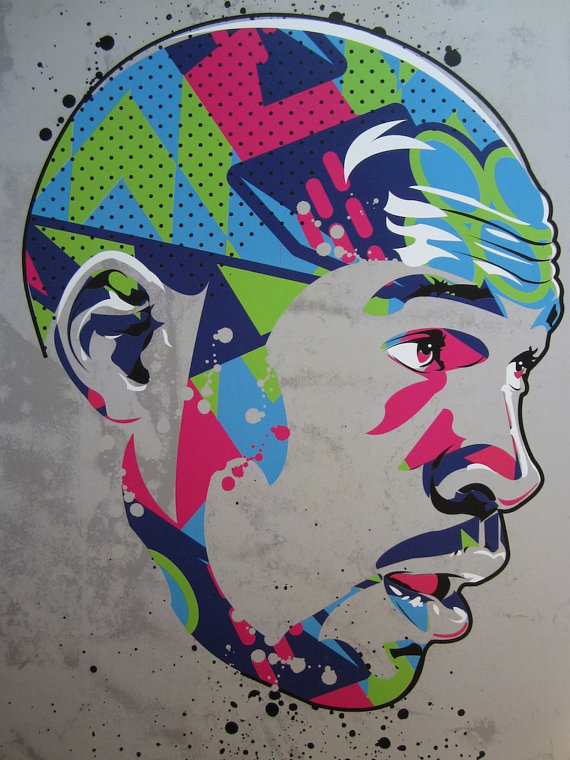 570x760 Michael Jordan Bel Air Digital Art Print Nba Players - Air Jordan Painting