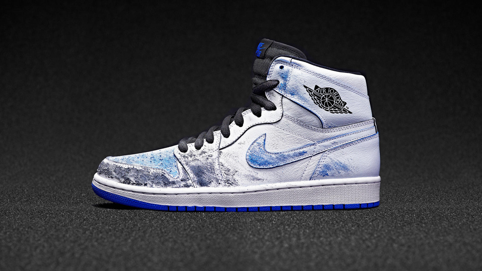 1600x900 Moving Mountain Nike Sb X Jordan 1 - Air Jordan Painting