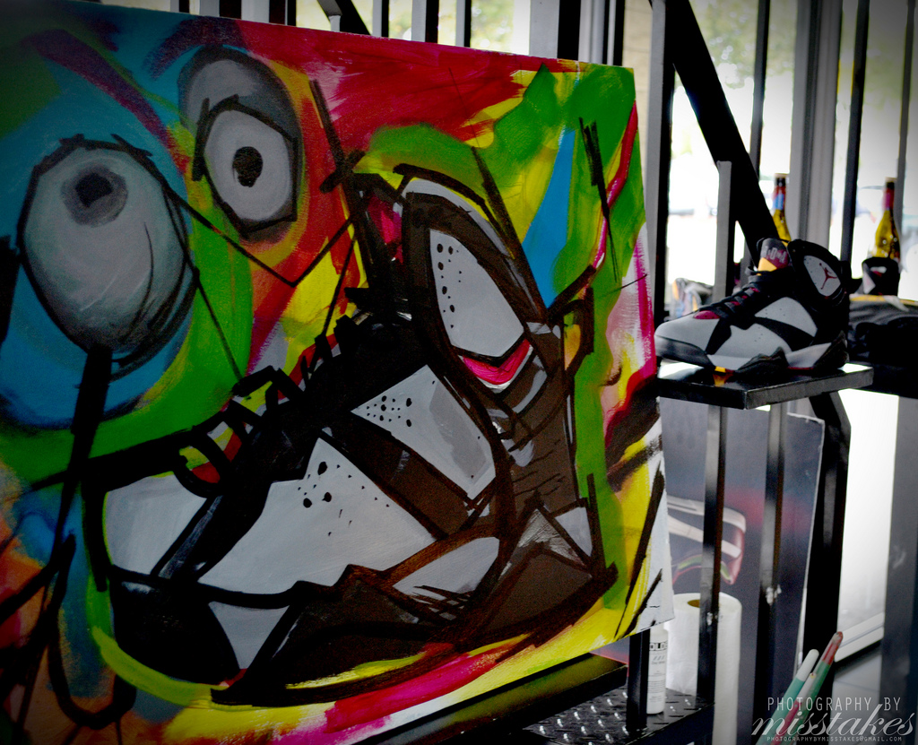 1024x831 Abstrk Painting Live - Air Jordan Painting