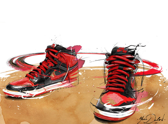 575x424 Air Jordan 1 - Air Jordan Painting