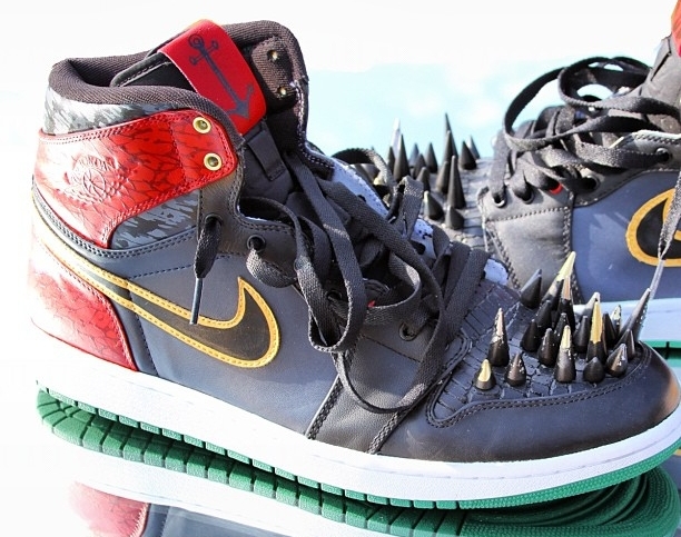 612x483 Air Jordan 1 Heavy Hitter Customs By El Cappy - Air Jordan Painting