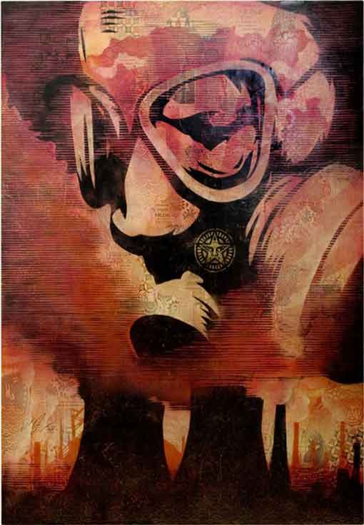 510x736 Study Shows Air Pollution Worse Than Cocaine So Fresh And So Green - Air Pollution Painting