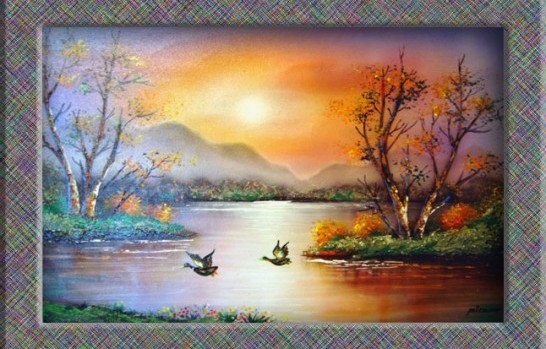546x349 Custom Canvas Painting Alex Airbrush - Airbrush Painting Landscape