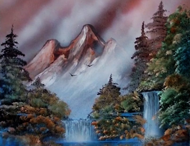 806x619 A Brown Landscape - Airbrush Painting Landscape