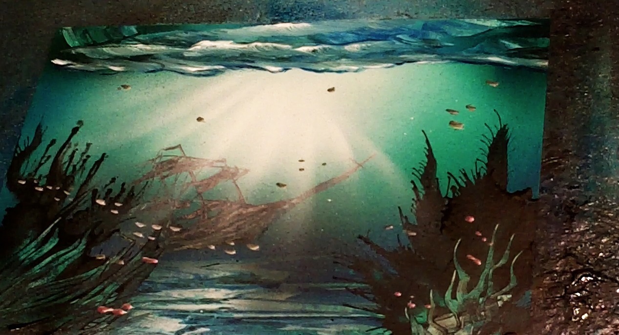 1267x685 A Underwater Airbrush - Airbrush Painting Landscape