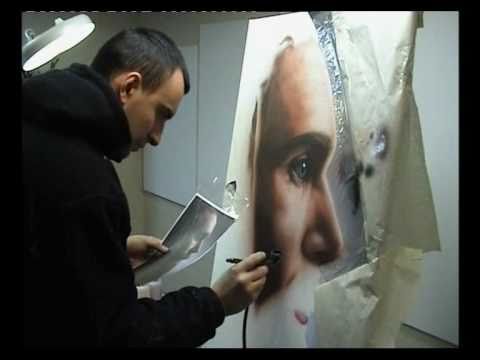 480x360 Promoe - Airbrush Painting On Canvas