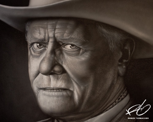 500x400 Roger Thomasson Bild, Konst Och - Airbrush Painting On Canvas