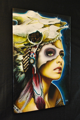 335x500 Store Art Of Muecke - Airbrush Painting On Canvas