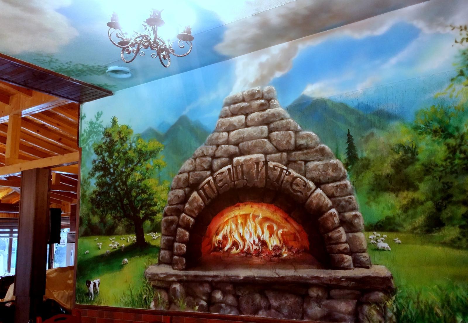 1600x1105 Paint In The Air - Airbrush Wall Painting