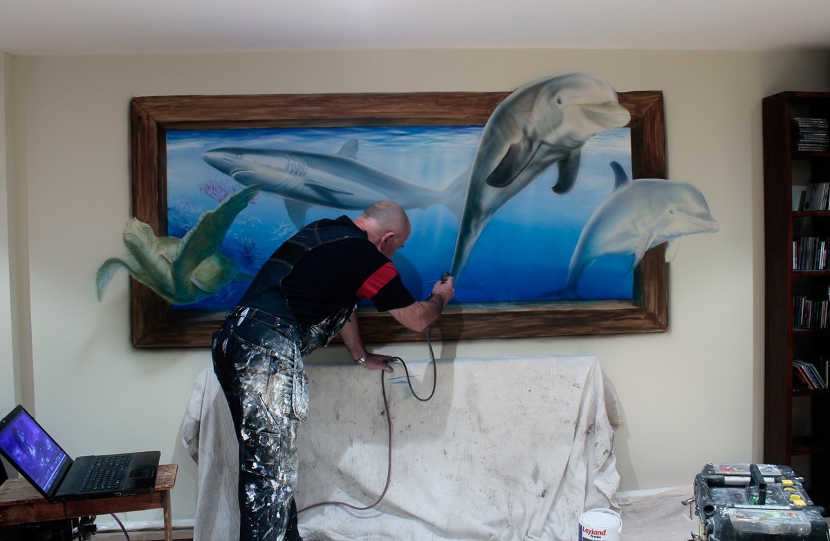 1200x783 Airbrush Wall Art - Airbrush Wall Painting