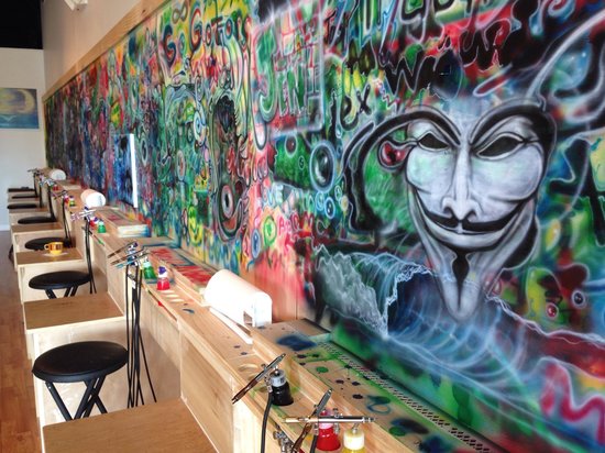 550x412 Airbrush Wall!! - Airbrush Wall Painting