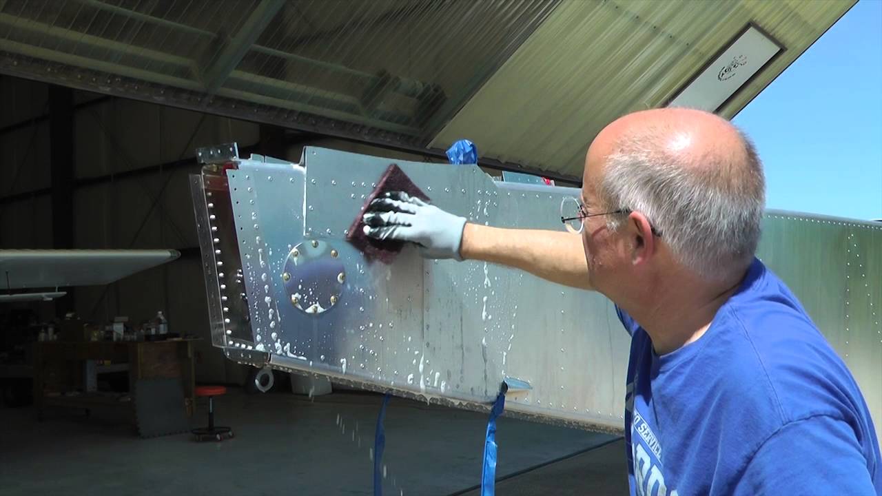 1280x720 Preparing Aluminum For Aircraft Painting - Aircraft Painting