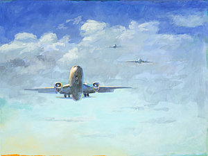 300x225 Airplane Paintings Fine Art America - Airplane Painting