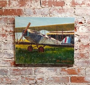 300x285 Ben Abril - Airplane Painting On Canvas