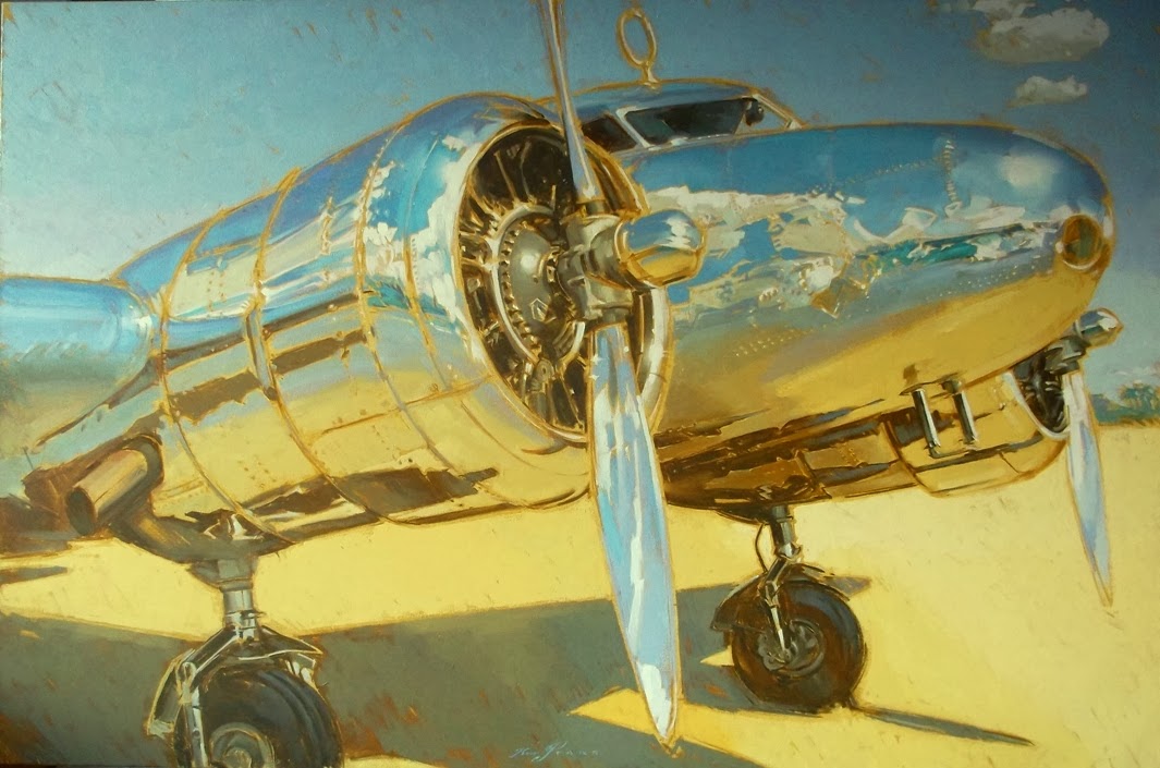 Airplane Painting On Canvas at PaintingValley.com | Explore collection ...