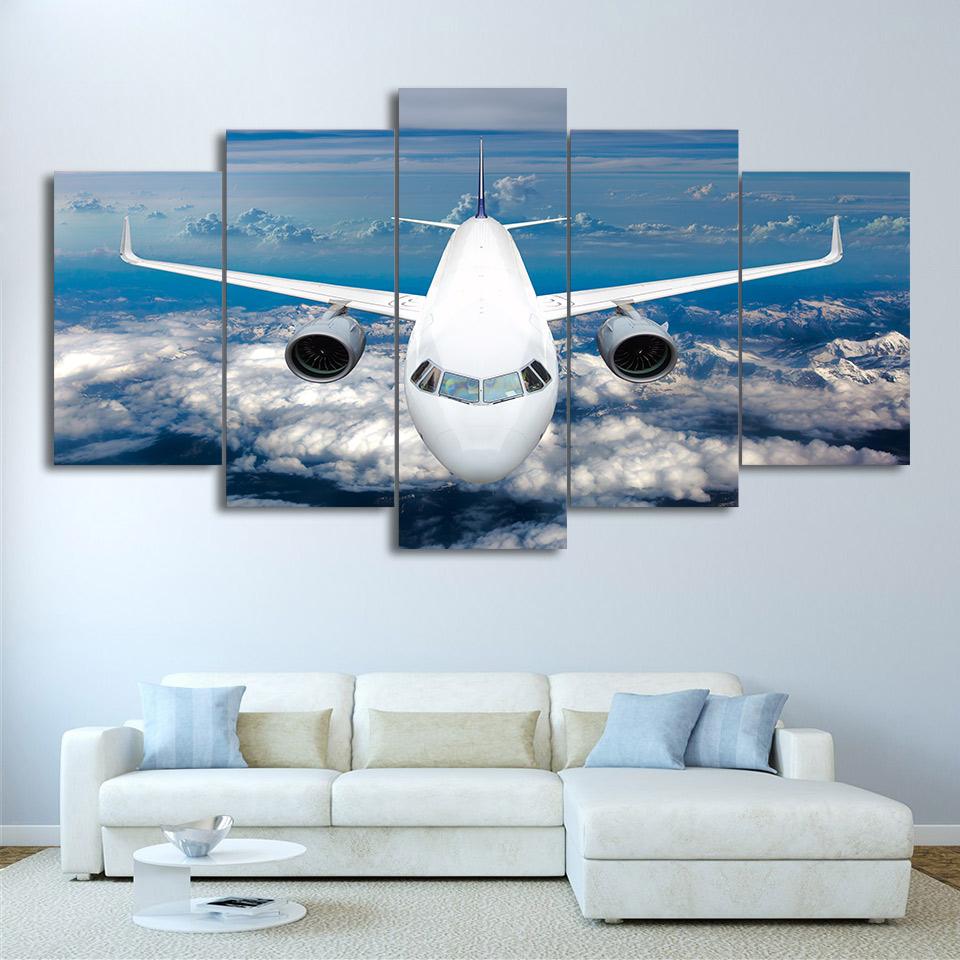 Airplane Painting On Canvas at PaintingValley.com | Explore collection ...