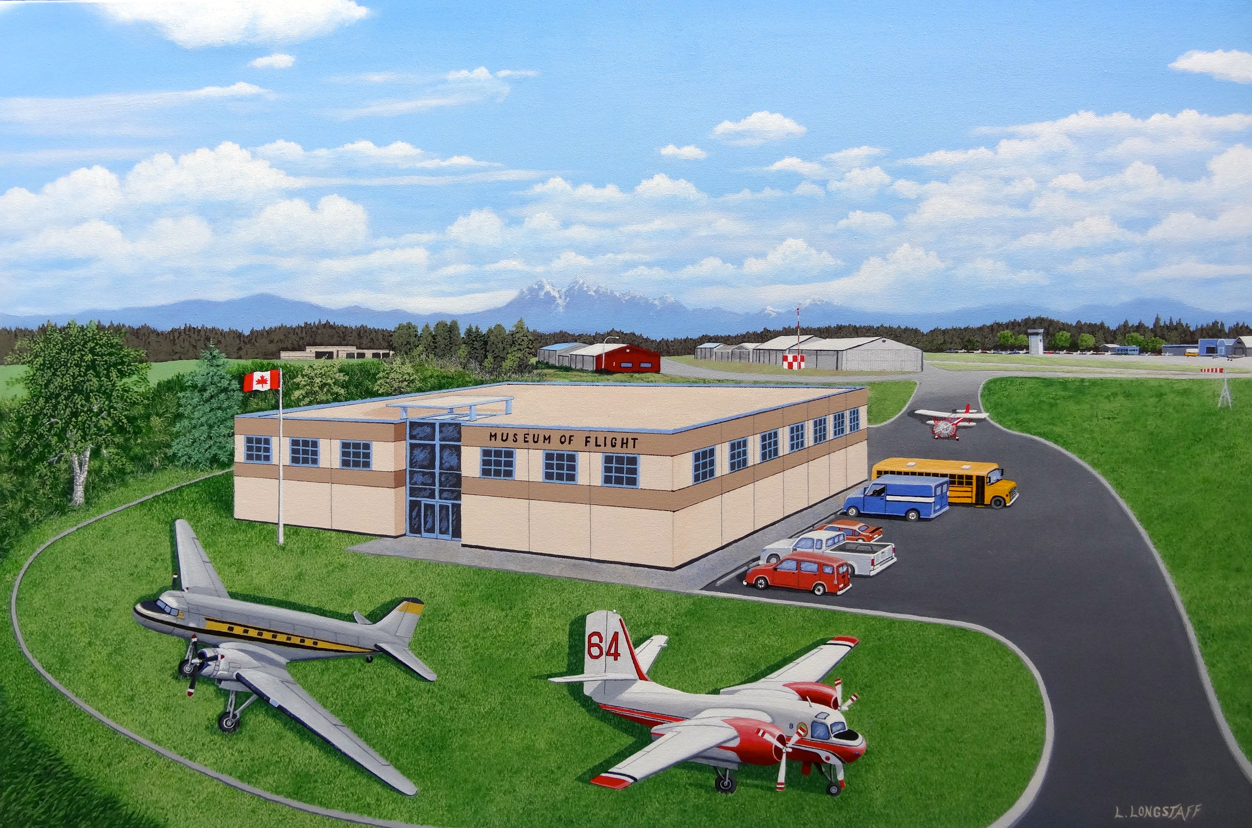 4381x2896 Historic Trust Aviation History To Stay In Langley Birthplace - Airport Painting
