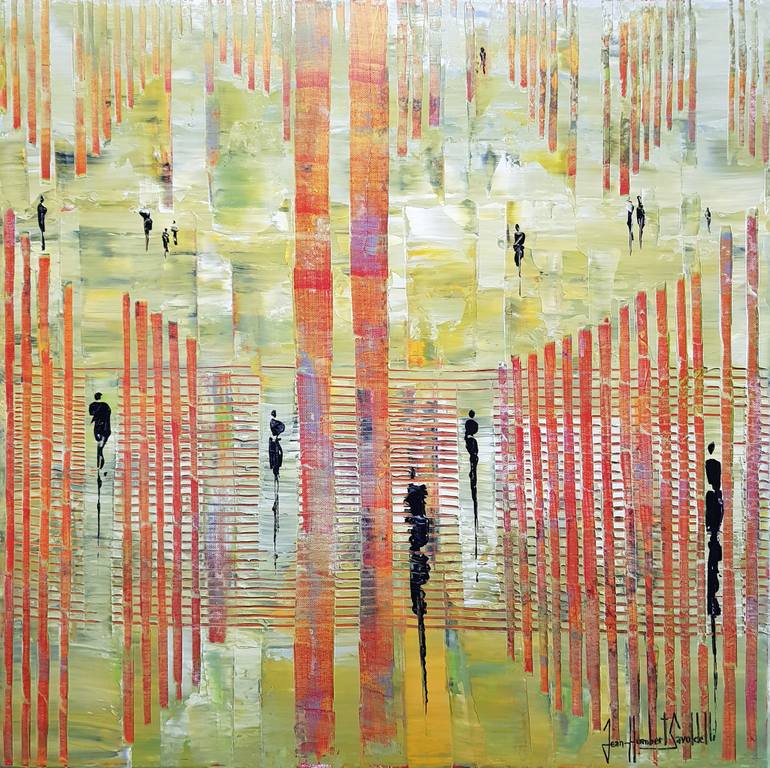 770x768 Saatchi Art Airport Painting By Jean Humbert Savoldelli - Airport Painting