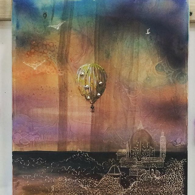 640x640 Amazing - Airship Painting