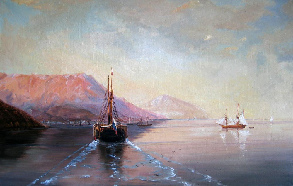 1000x634 Ivan Aivazovsky Darkbluepaintbrush - Aivazovsky Painting