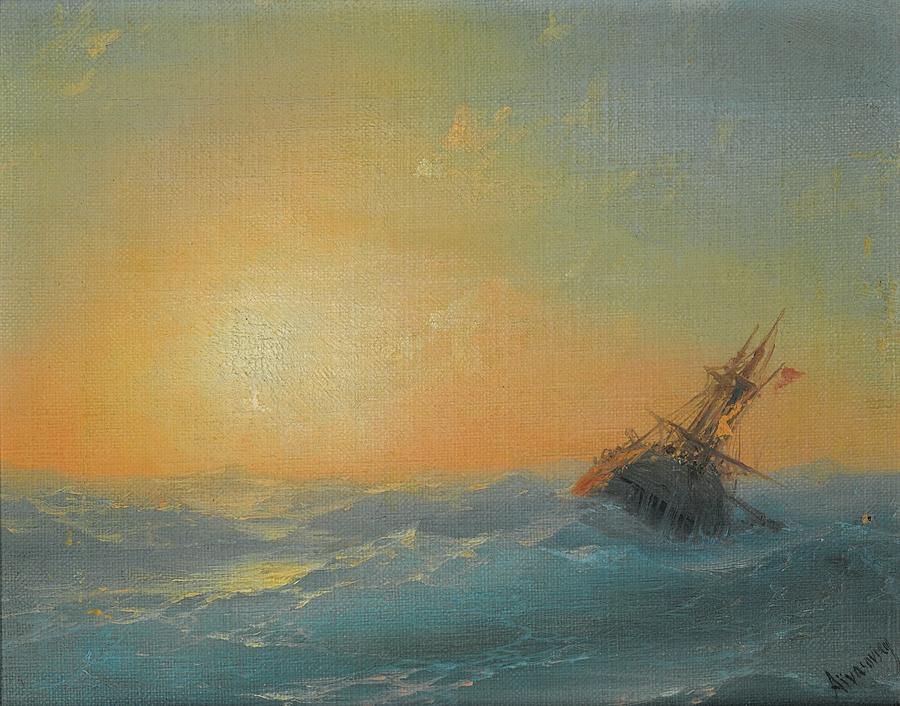 900x706 Aivazovsky Painting By Ivan Konstantinovich - Aivazovsky Painting