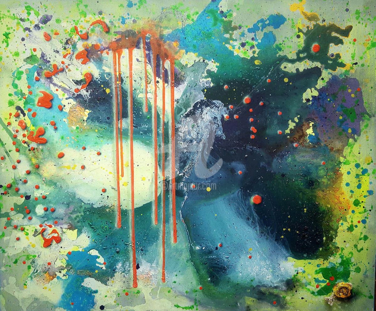 1200x991 Wonders From Bali Island (A.j.miracle Of Colours) - Aj Painting