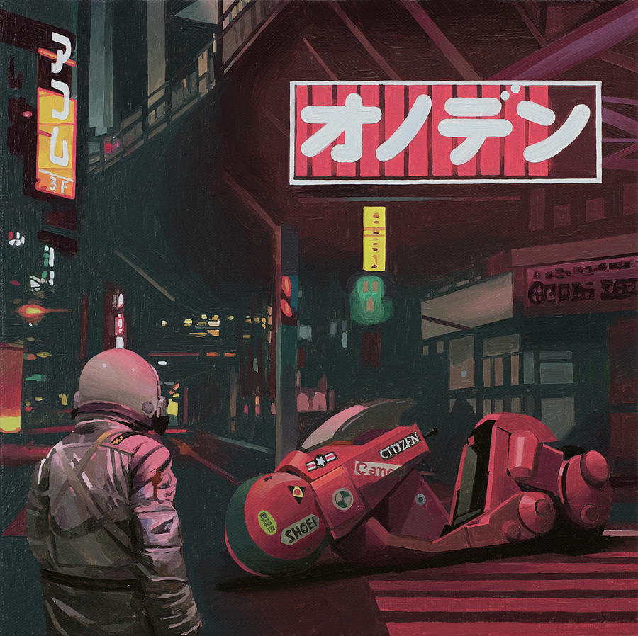 900x898 Akira Painting By Scott Listfield - Akira Painting