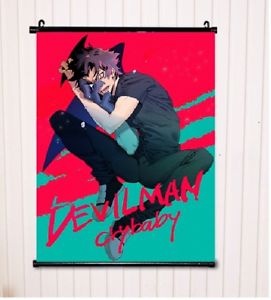 271x300 Devilman Crybaby Fudou Akira Cloth Poster Wall Scroll Painting - Akira Painting