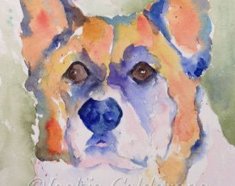 340x270 Akita Painting Etsy - Akita Painting