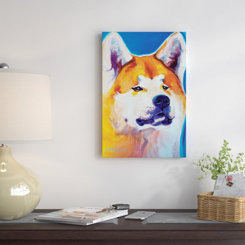 Akita Painting at PaintingValley.com | Explore collection of Akita Painting