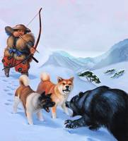 181x200 Stunning Akita Painting Reproductions For Sale On Fine Art Prints - Akita Painting