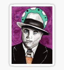 210x230 Al Capone Painting Amp Mixed Media Stickers Redbubble - Al Capone Painting