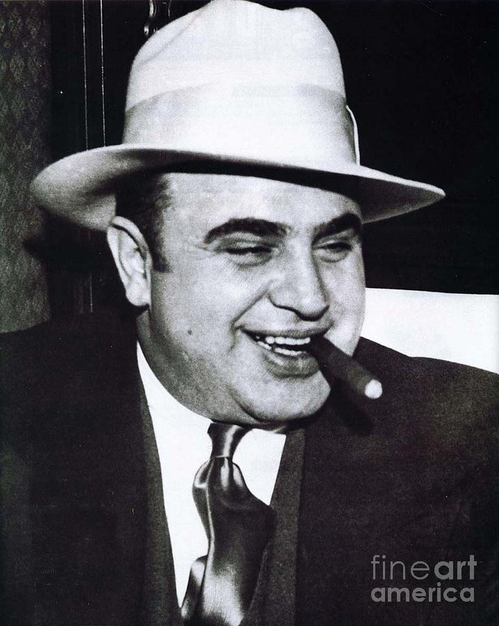 718x900 Al Capone Painting By Pd - Al Capone Painting