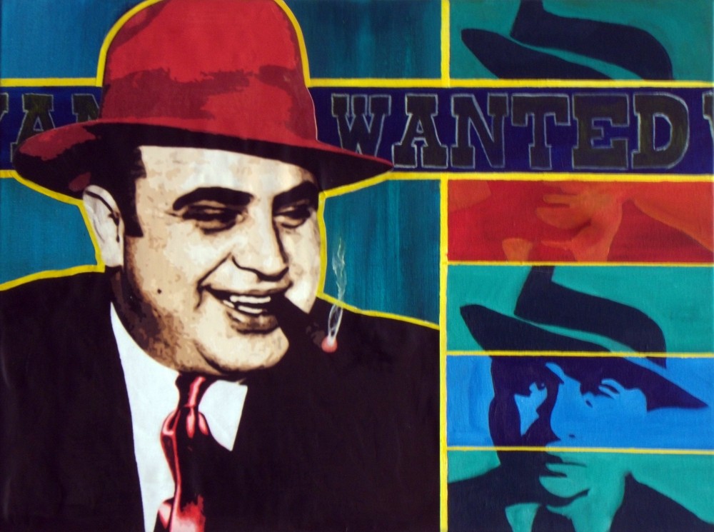1000x745 Al Capone - Al Capone Painting
