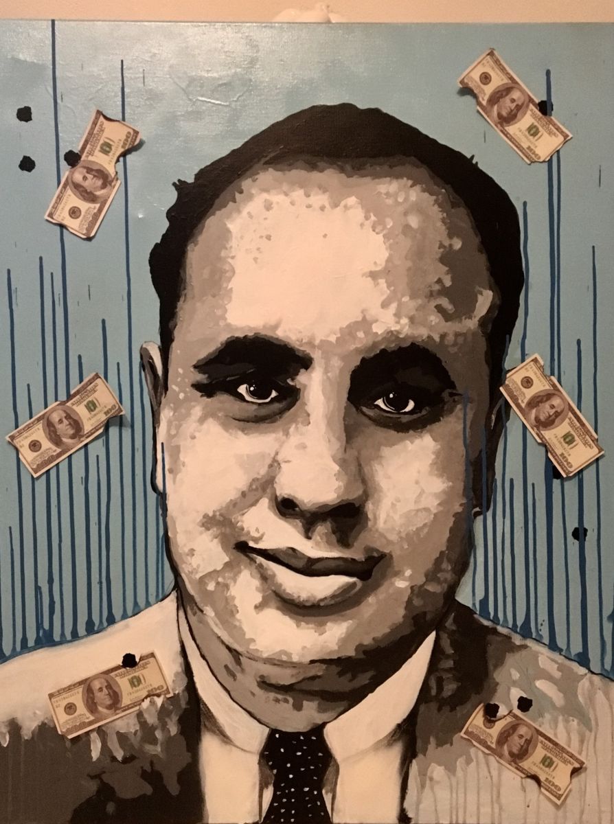 894x1200 Al Capone (Acide.art Ge) - Al Capone Painting