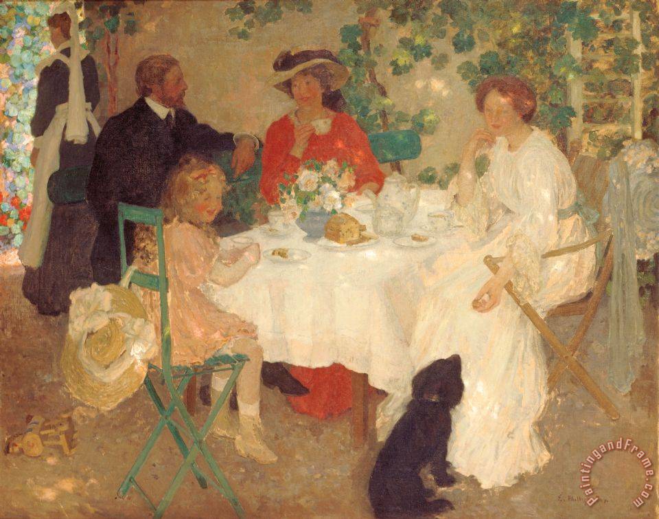 960x755 E Phillips Fox Al Fresco Painting - Al Fresco Painting