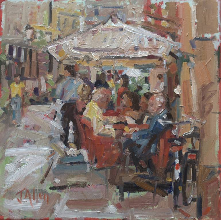 770x765 Saatchi Art Al Fresco Painting By Jane Allen - Al Fresco Painting