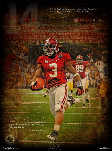 380x511 Two Paintings Mark Alabama Crimson Tide's Bcs 2011 National - Alabama Crimson Tide Painting