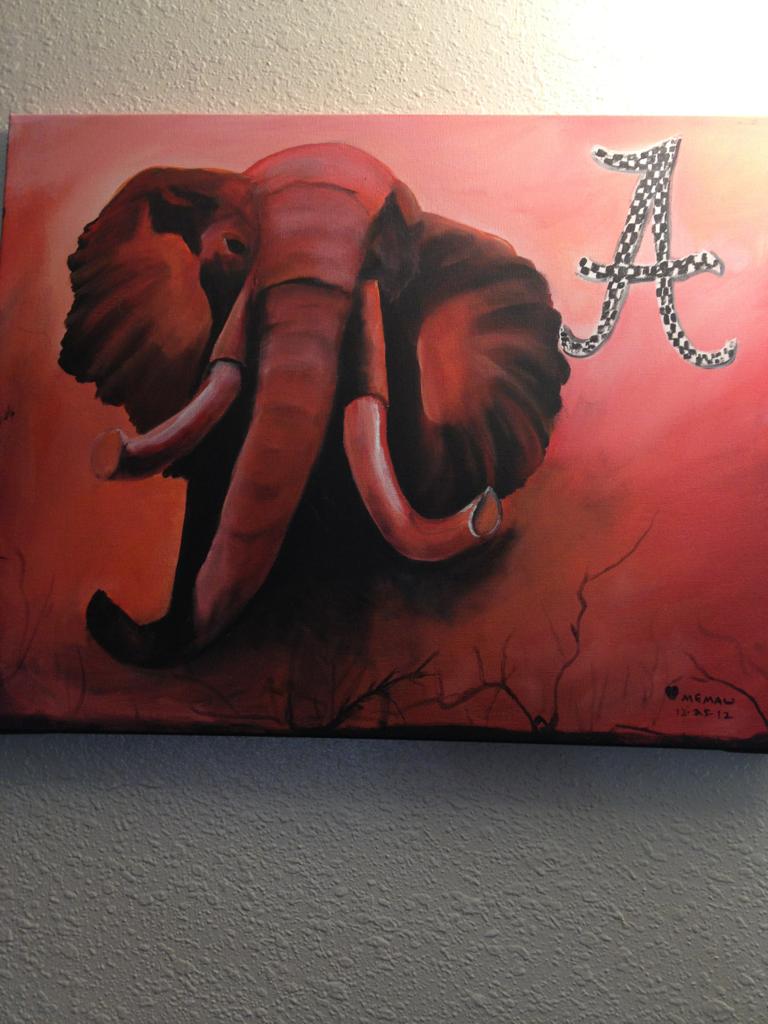 Alabama Elephant Painting at Explore collection of
