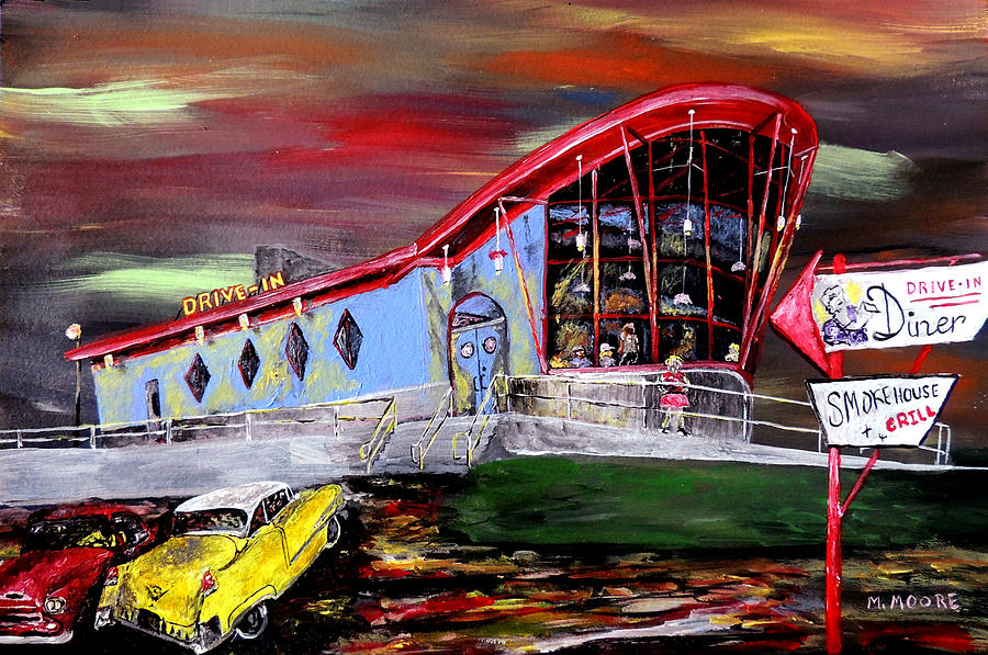 900x597 Last Friday Night - Alabama Painting