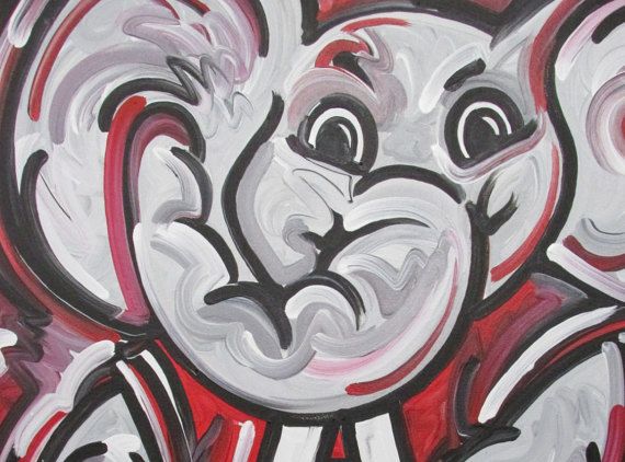 570x422 University Of Alabama Painting. This Is An Original Painting By - Alabama Painting