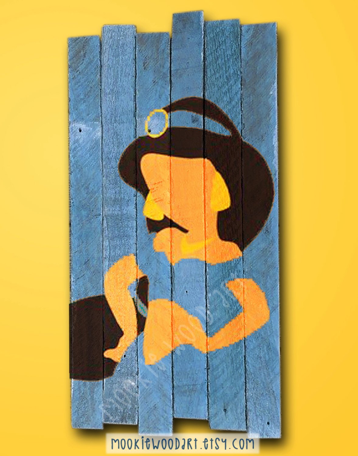1178x1500 Jasmine Painting On Reclaimed Wood Sign Disney Princess - Aladdin Painting