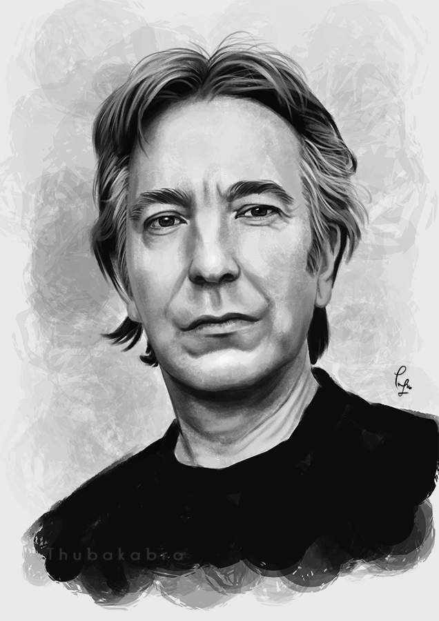 636x900 Alan Rickman By Thubakabra - Alan Rickman Painting