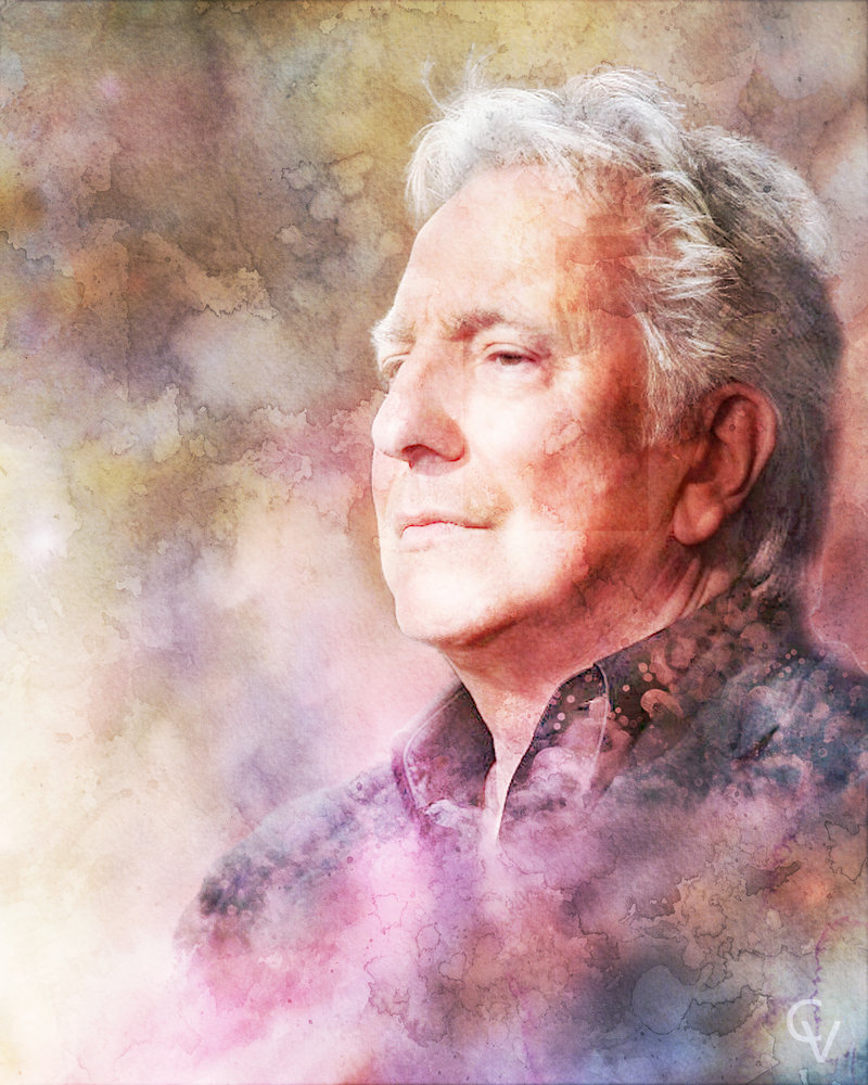 800x1000 Alan Rickman By Crimsonvermillion - Alan Rickman Painting