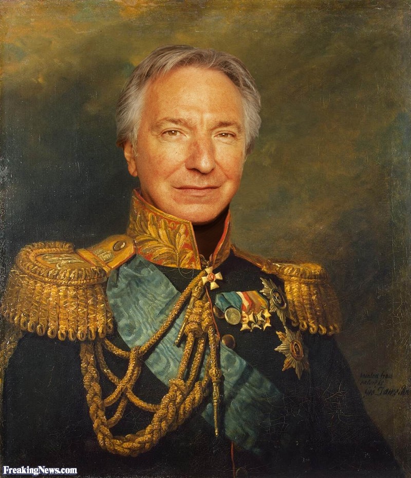 800x929 Remembering Alan Rickman Pictures - Alan Rickman Painting