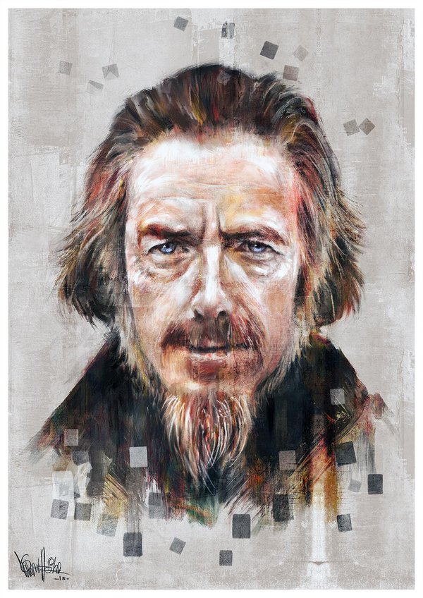 600x848 Alan Watts Tribute - Alan Watts Painting
