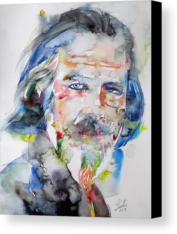 566x750 Alan Watts - Alan Watts Painting