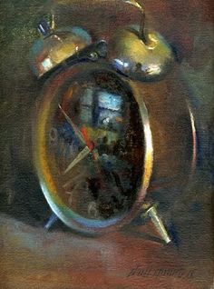 236x318 Daily Paintworks - Alarm Clock Painting