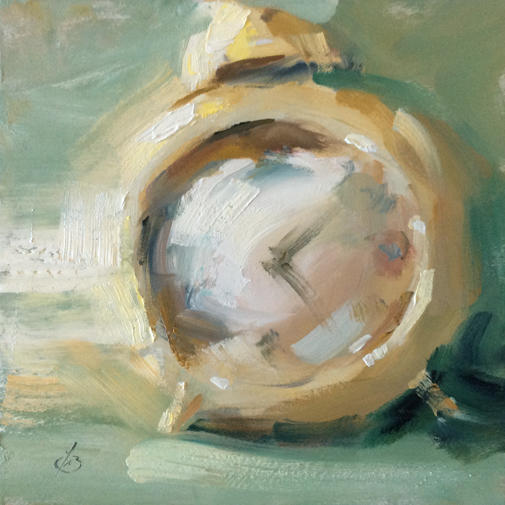 1000x1000 Tom Brown Fine Art Antique Alarm Clock By Tom Brown - Alarm Clock Painting